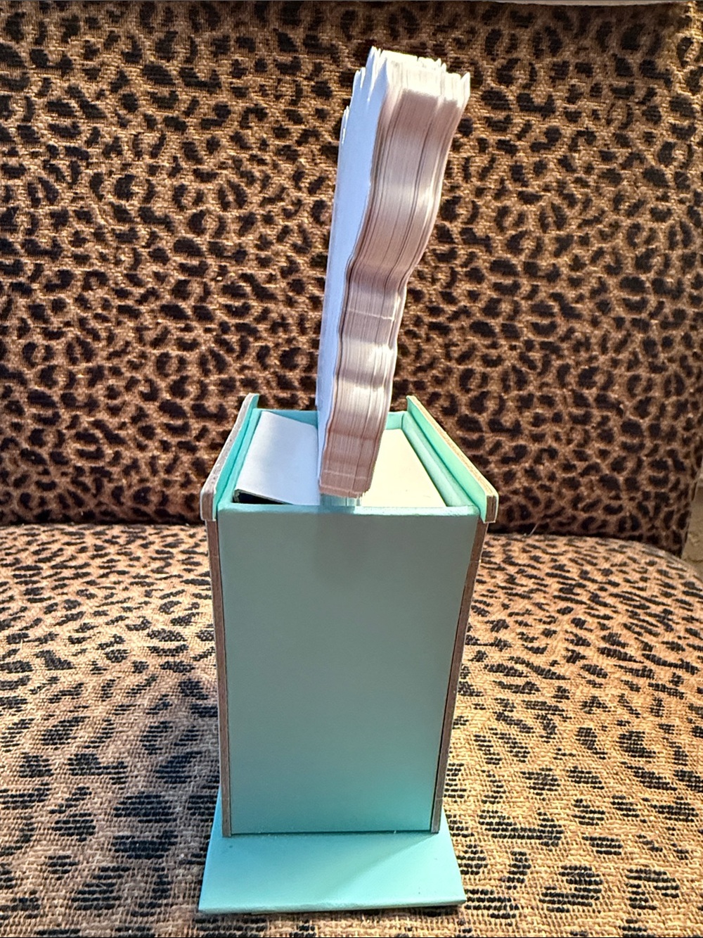 Hallmark Aqua Floral Note Caddy Set - Picture 2 of 5